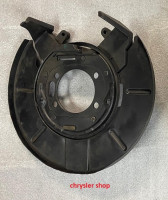 levý zadní brzdový štít s těhlicí - ORIGINÁLNÍ DÍL